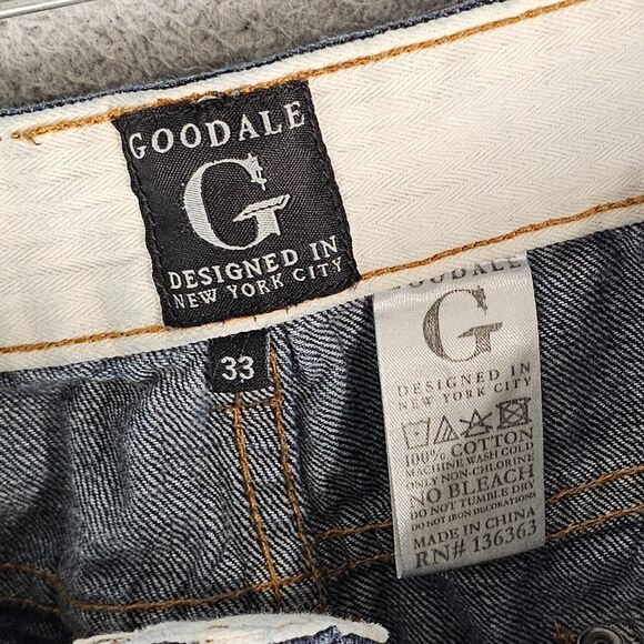 Goodale Selvedge Denim Straight Jeans Mens 33x39 New York - Picture 7 of 10